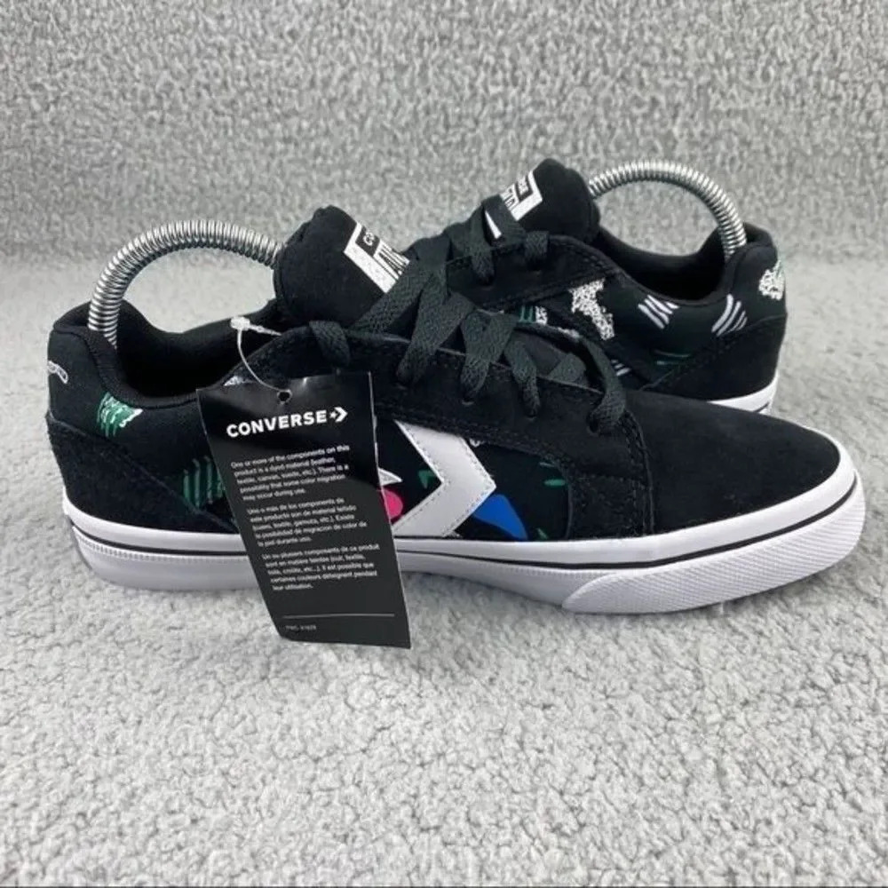 CONVERSE EL DISTRITO 2.0 OX Shoes Leather Unisex‎ Sneakers Women 8.5 Men 7 Black - Picture 10 of 13